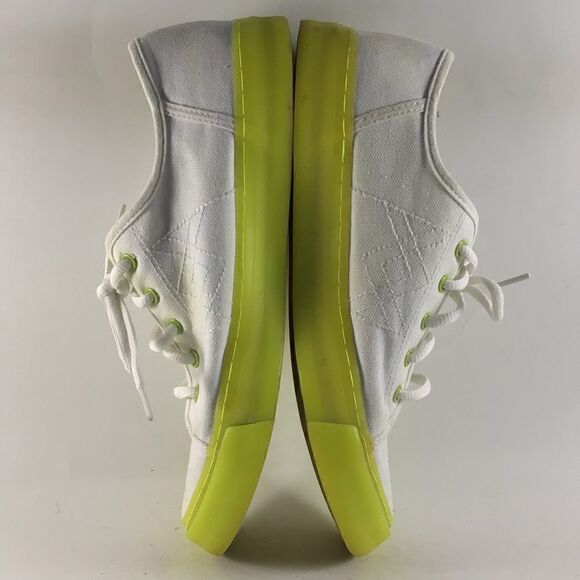 Zodiac Ella womens casual shoes lace up sneakers white yellow size 9 - Picture 8 of 8